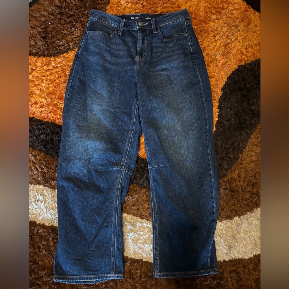 New, without tags, Old Navy, Barrel Leg, Jeans